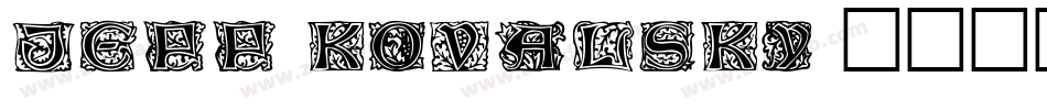 Jeff Kovalsky字体转换